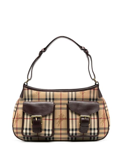 pre owned burberry handbags|burberry shoulder handbags used.